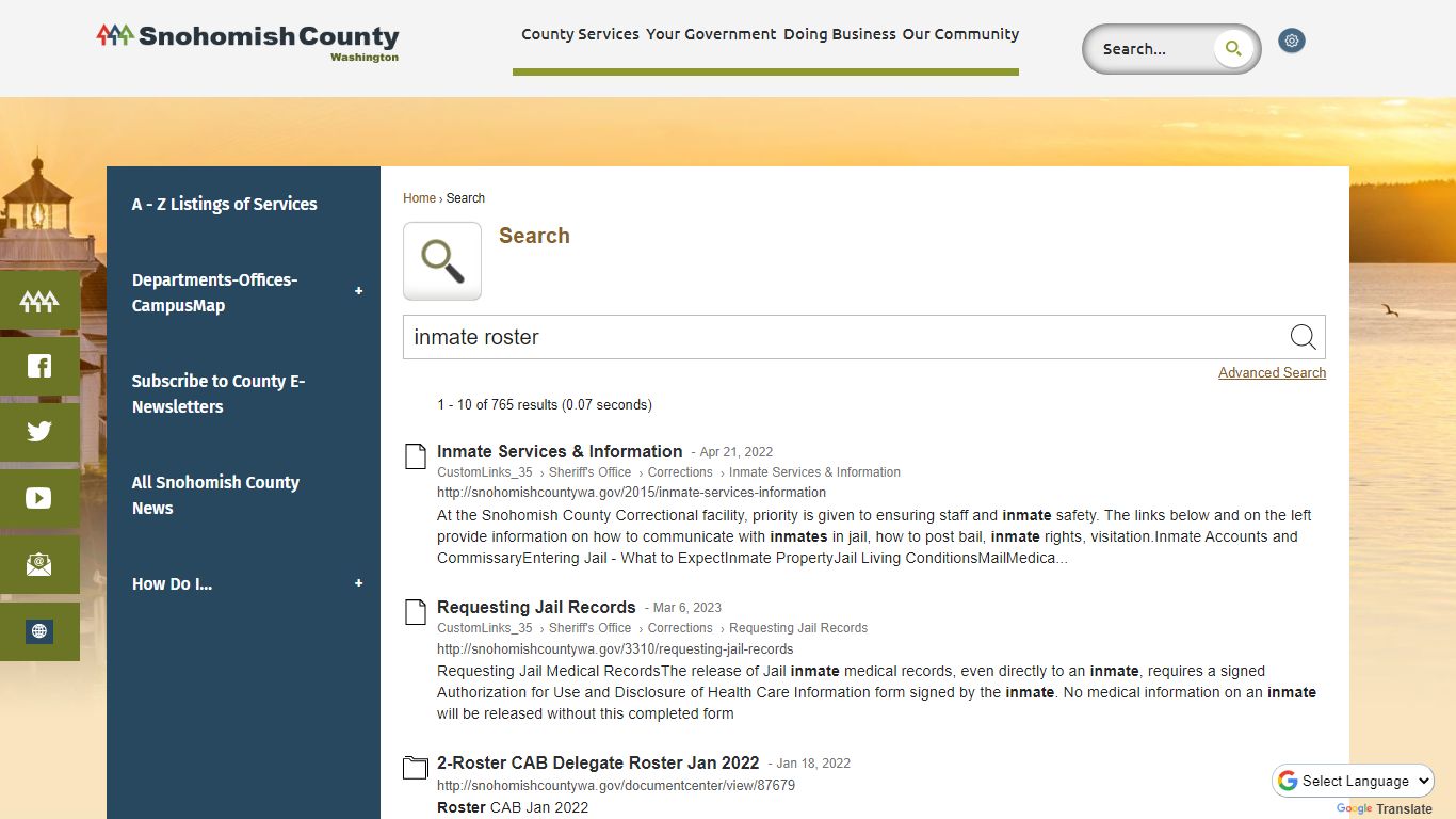 Search • Snohomish County, WA • CivicEngage